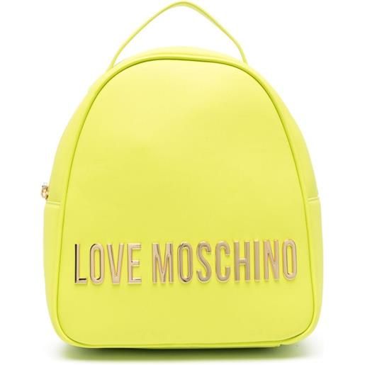 Love Moschino zaino con logo - verde