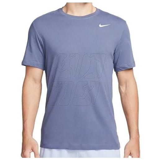 Nike m nk df tee dfc crew solid, t-shirt uomo, diffused blue, s