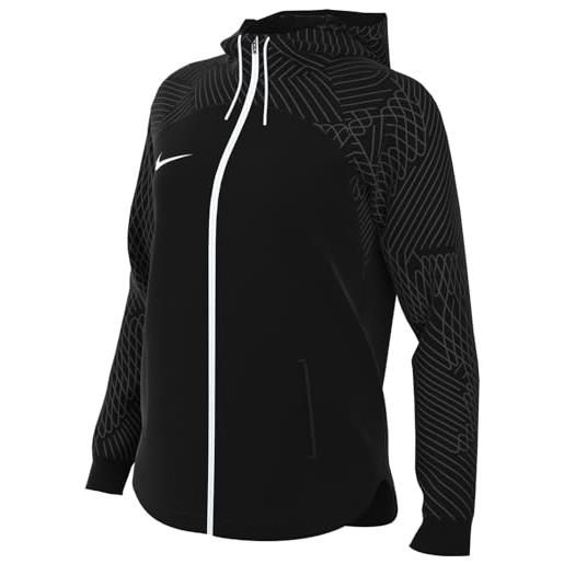 Nike donna giacca con cappuccio w nk df strk23 hd trk jkt k, bianco/grigio lupo/bianco/nero, dr2573-100, xs