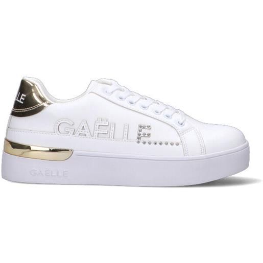 GAeLLE sneaker donna bianca/oro
