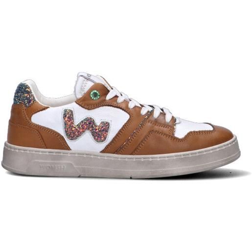 WOMSH sneaker donna cuoio in pelle