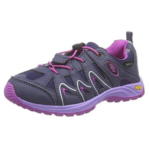 Brütting vision low kids scarpe da arrampicata bambina, viola (lila/pink), 28 eu