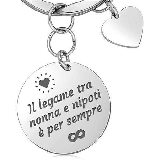 HappyTag gioiello happytag portachiavi con cuore htpfam-63