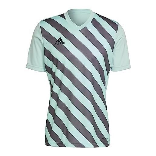 adidas striped 15 jersey, t-shirt donna, boblue/bianco, s-l