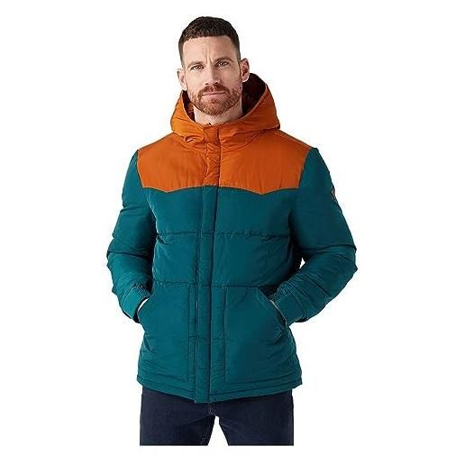 Wrangler puffer jacket giacca, dark matcha, l uomo