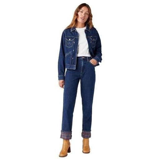 Wrangler mom straight jeans, rhea, 30w / 32l donna