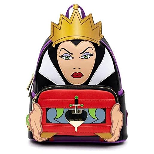 Loungefly mini backpack, disney villains, snow white and the seven dwarfs evil queen