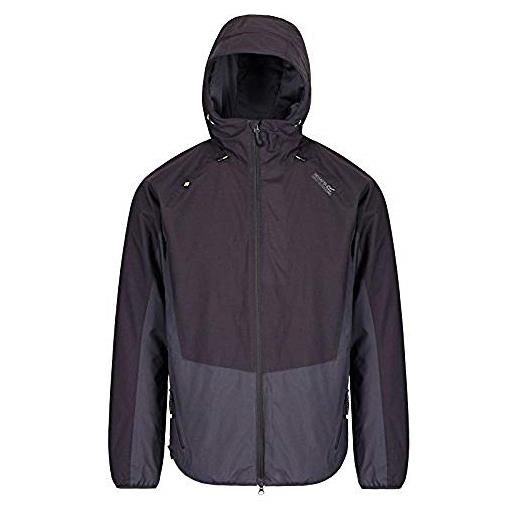 Regatta whitlow stretch waterproof and breathable wind resistant insulated, giacca uomo, ash grey/seal grey, m