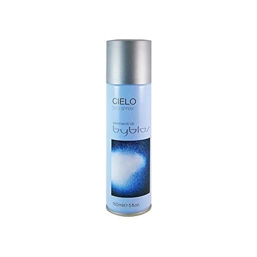 Byblos deodorante cielo unisex 150 ml spray set da 3 pezzi