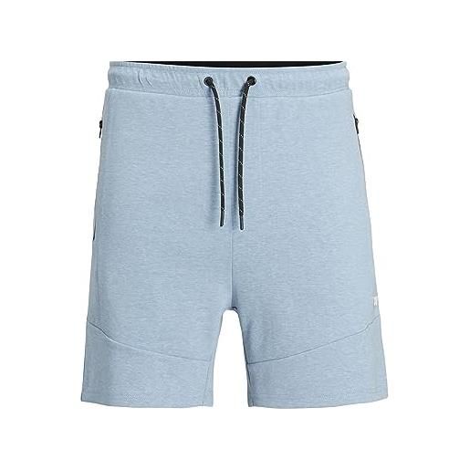JACK & JONES jpstair sweat shorts nb sn pantaloncini, mountain spring/dettaglio: mélange, s uomo