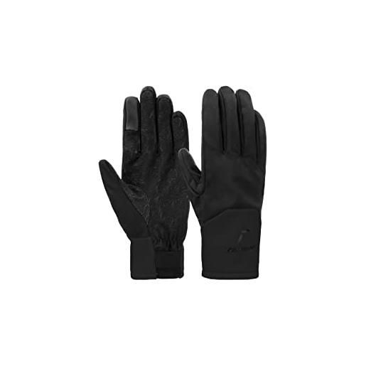 Reusch vertical touch-tec-guanti sportivi antivento e traspiranti, con touchscreen invernali, nero, 9 unisex-adulto