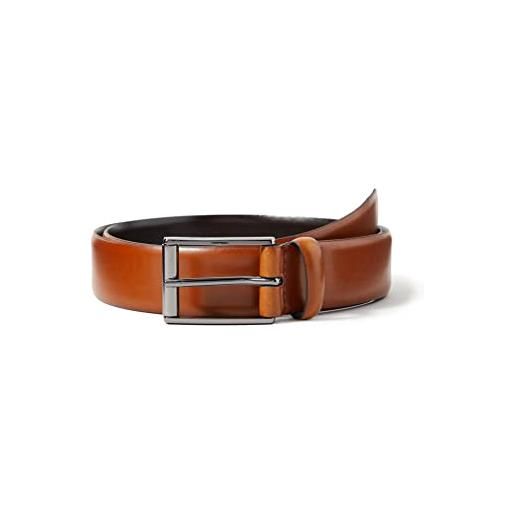 Strellson premium belt cintura, marrone (cognac 55), 110 cm uomo