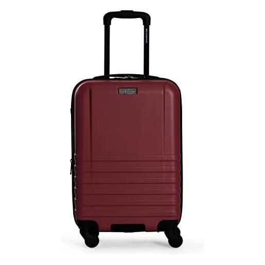 Ben Sherman spinner travel hereford bagaglio verticale, borgogna, 2-piece set (20 & 28), spinner travel bagaglio verticale hereford