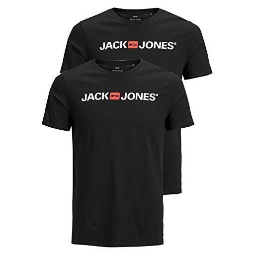 JACK & JONES - t-shirt da uomo, confezione da 3, m