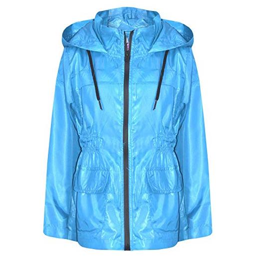 A2Z 4 Kids ragazze ragazzi impermeabili giacche bambini leggero - raincoat jacket 448 aqua 13