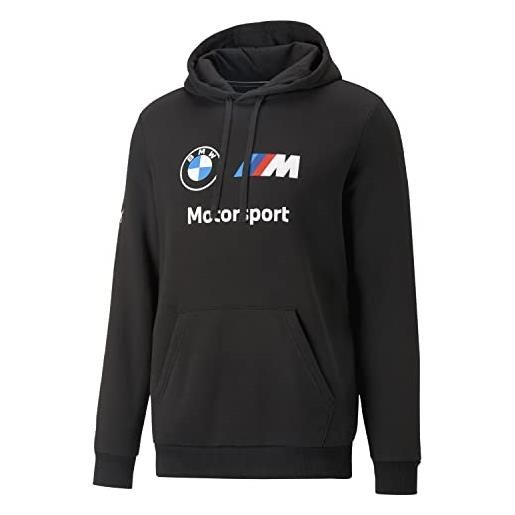 PUMA bmw mms - felpa con cappuccio da uomo, taglia xl, colore: nero