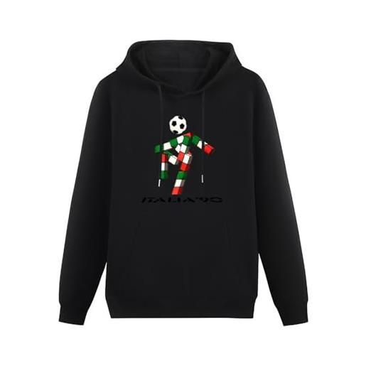 BSapp italia 90 world cup ciao mascotte mens funny unisex sweatshirts graphic print hooded black sweater 3xl