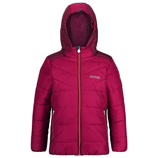 Regatta lofthouse iv heavyweight fill coat with durable water repellent finish and thermoguard insulation, giacca unisex-bambini, acqua dolce/darkmethyl, 13 anni