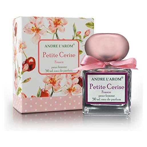Andre l'arom - eau de parfum donna 50 ml - lunga durata 8-10 ore - prodotto della francia (petite cerise [floreale & fruttato])