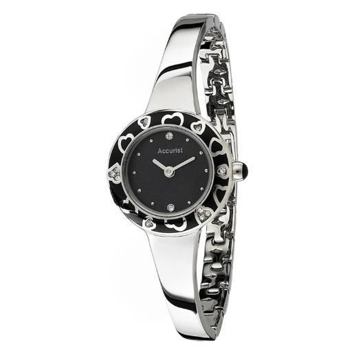 Accurist orologio analogico quarzo donna con cinturino in acciaio inox lb1844b. 01