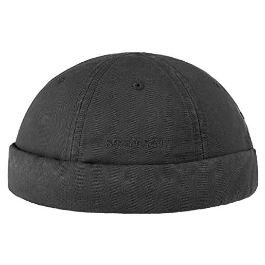 Stetson ocala cotone cappellino da portuale uomo - berretto in cotone - con protezione uv 40 - estate/inverno ruggine s (54-55 cm)