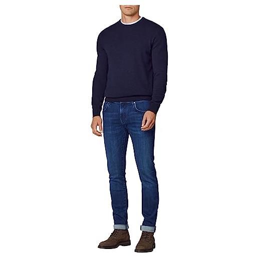 Hackett London powerflex jeans, blu (denim blu), w32 / l34 uomo