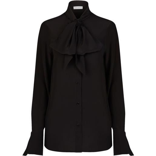 Nina Ricci camicia con fiocco - nero