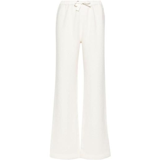 Parajumpers pantaloni shino con applicazione - bianco