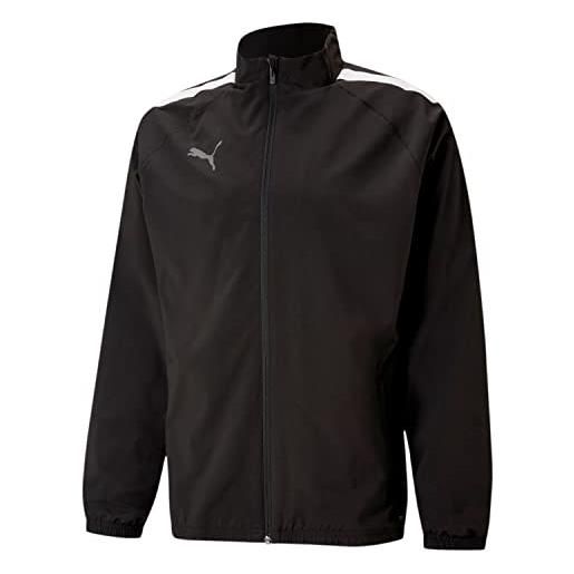 Puma 4063699250992 teamliga sideline jacket maglione, 3xl, puma black/puma white