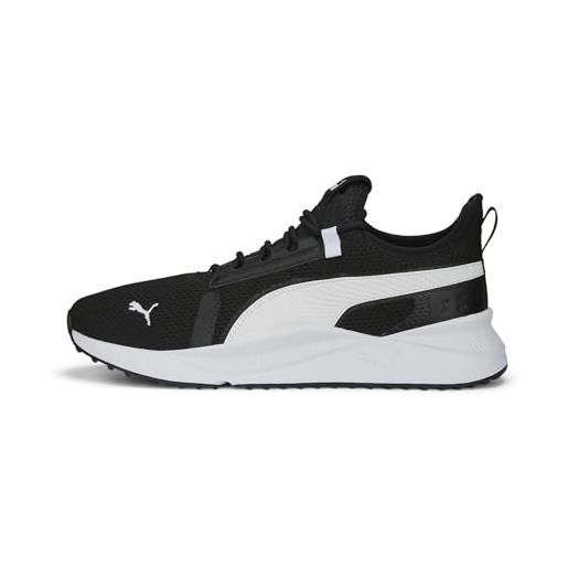 PUMA maglia pacer future street, scarpe da ginnastica unisex-adulto, nero black, bianco white, 39 eu