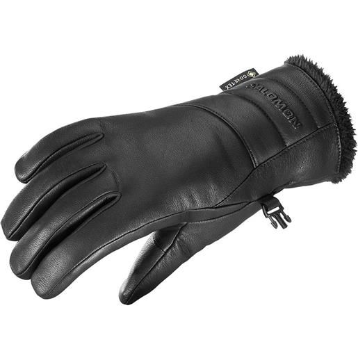 Salomon native goretex gloves nero s donna