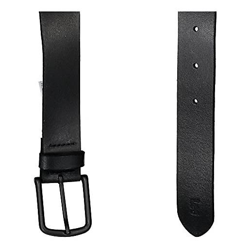 Lee reversible belt black cintura uomo, nero (schwarz black 01), medium