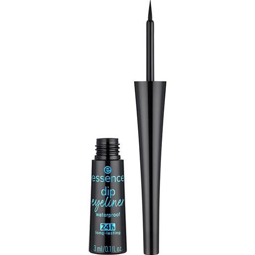 ESSENCE dip eyeliner waterproof 24h 01 black applicatore morbido 3 ml