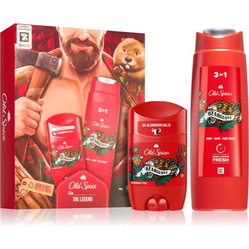 Old Spice bearglove for the legend