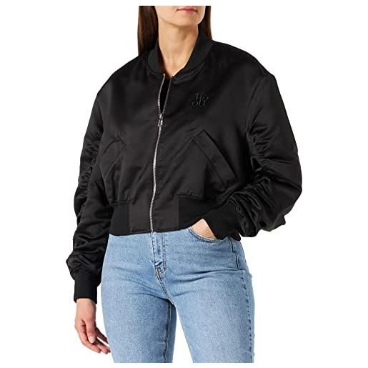 HUGO asunati-1 giacca piatta imballata, nero 1, 52 donna