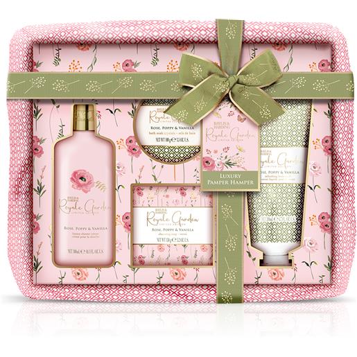 Baylis & Harding confezione regalo rosa, papavero & vaniglia 4 pz
