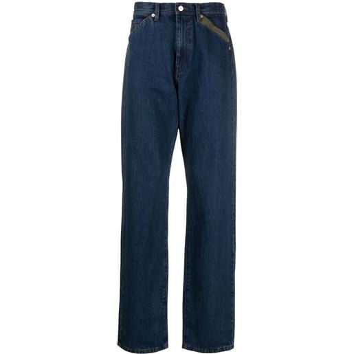 PS Paul Smith jeans con ricamo - blu