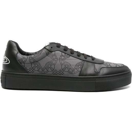 Vivienne Westwood sneakers orborama con design a inserti - nero