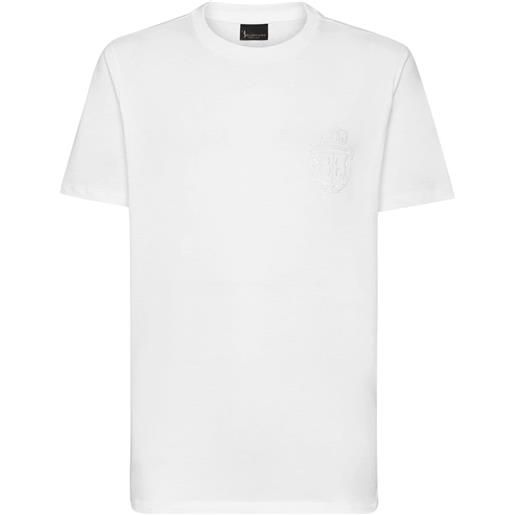 Billionaire t-shirt con applicazione logo - bianco