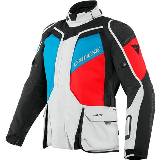 DAINESE - giacca DAINESE - giacca d-explorer 2 gore-tex glacier-gray / blue / lava-rosso / nero