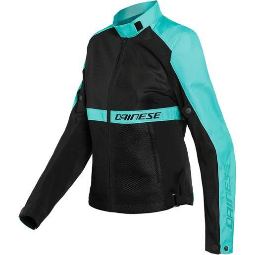 DAINESE - giacca DAINESE - giacca ribelle air tex lady nero / acqua-verde