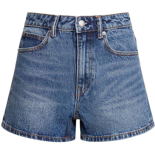 ALEXANDER WANG shorts in denim vintage