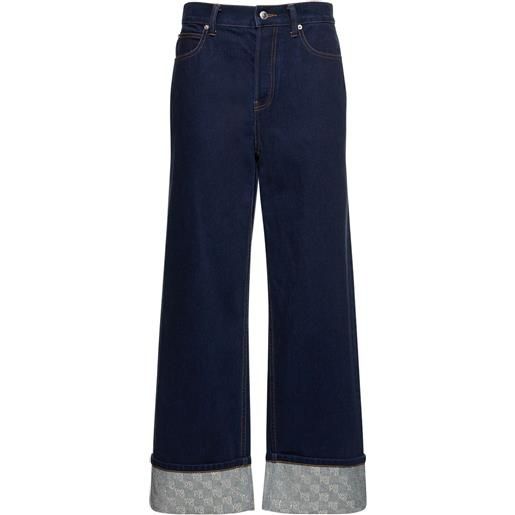 ALEXANDER WANG jeans dritti in cotone / decorazioni