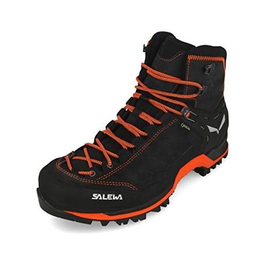 SALEWA ms mountain trainer mid gore-tex, stivali uomo, asphalt/fluo orange, 41 eu