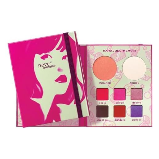 Neve Cosmetics palette con specchio viso e occhi harajuku memoir Neve Cosmetics