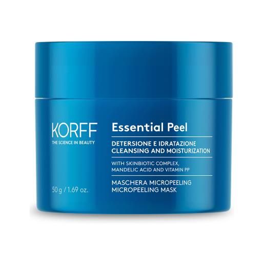 KORFF Srl korff essential maschera micropeeling - maschera micro esfoliante uniformante ed antimperfezioni - 50 g