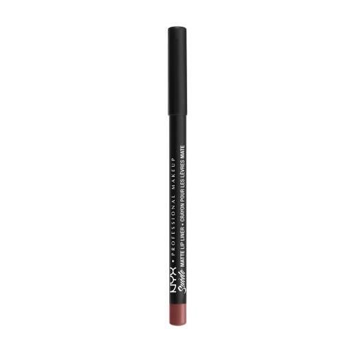 NYX Professional Makeup suède matte lip liner matita labbra 1 g tonalità cannes
