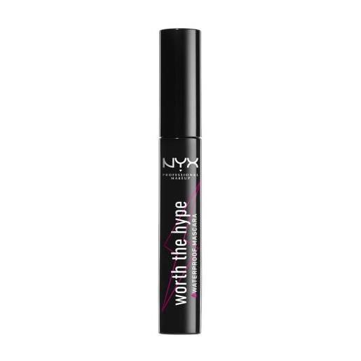 NYX Professional Makeup worth the hype waterproof mascara volumizzante 7 ml tonalità 01 black