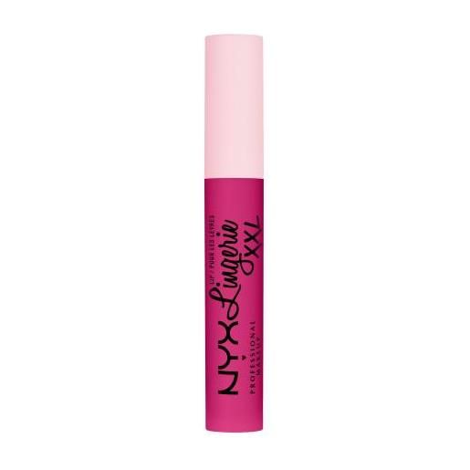 NYX Professional Makeup lip lingerie xxl rossetto liquido opaco a lunga tenuta 4 ml tonalità 19 pink hit