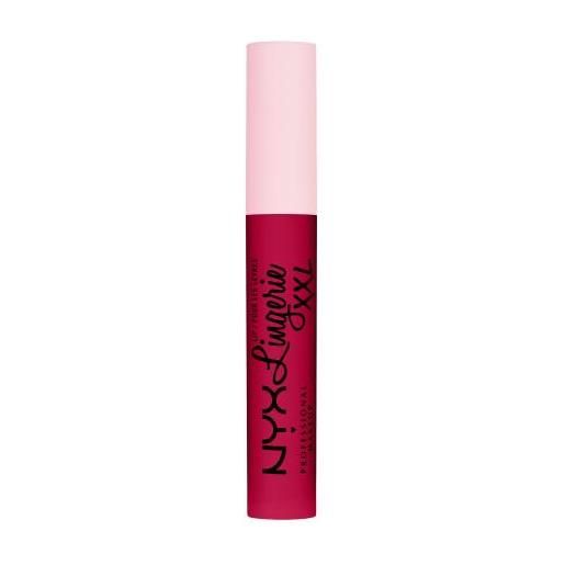 NYX Professional Makeup lip lingerie xxl rossetto liquido opaco a lunga tenuta 4 ml tonalità 21 stamina
